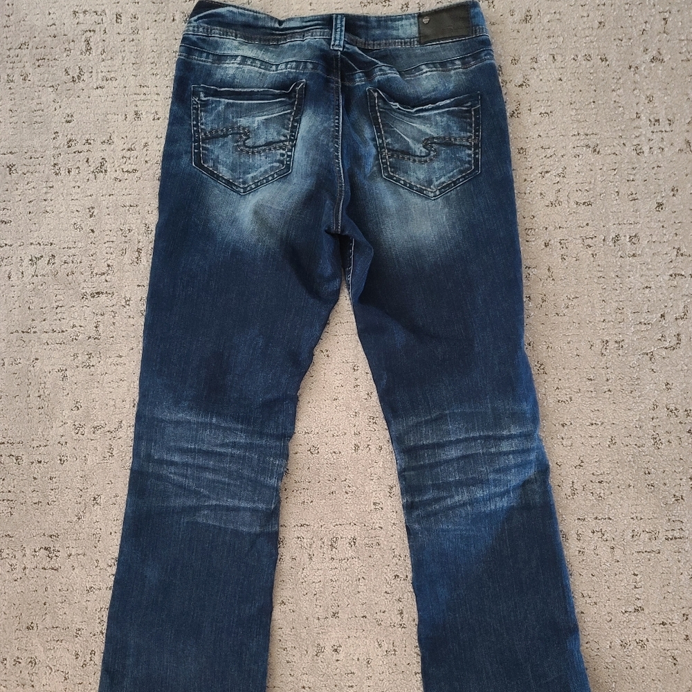 Silver Bootcut Jeans Sz 28